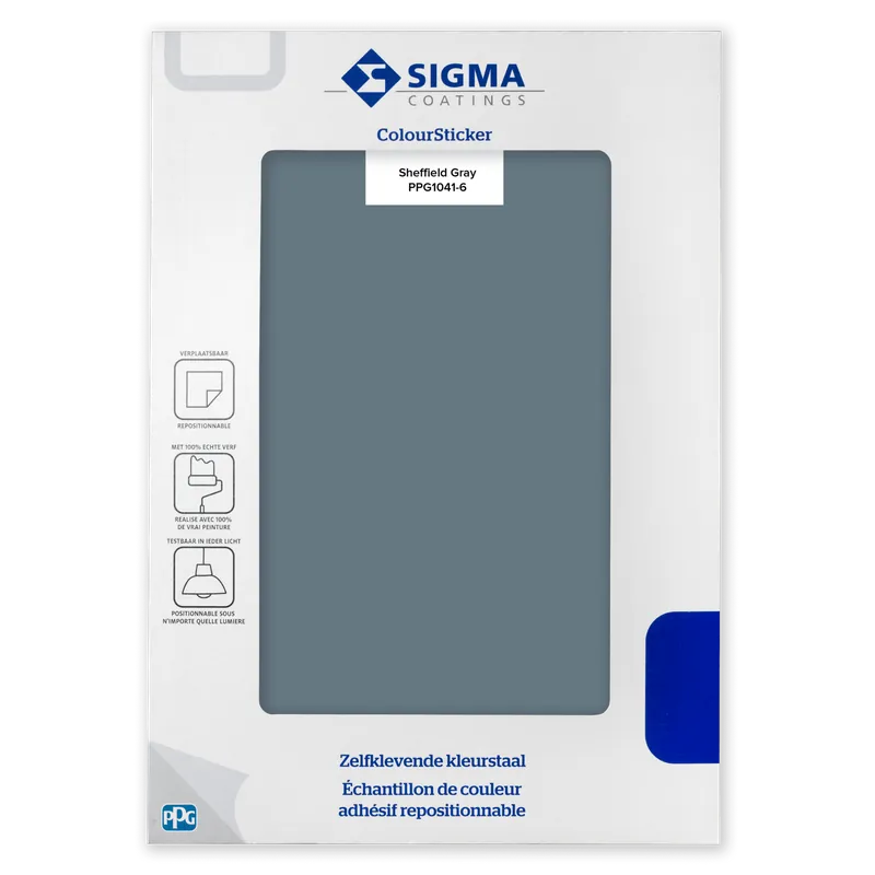 Hete Deal Sigma ColourSticker - Sheffield Gray 1041-6