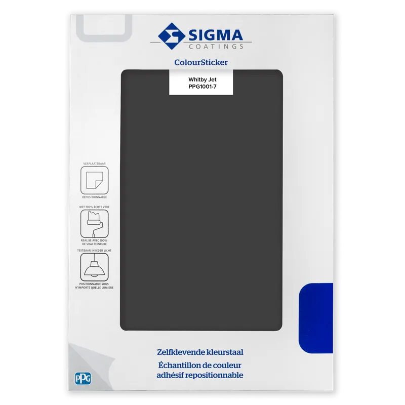 Koop Online Sigma ColourSticker - Whitby Jet 1001-7