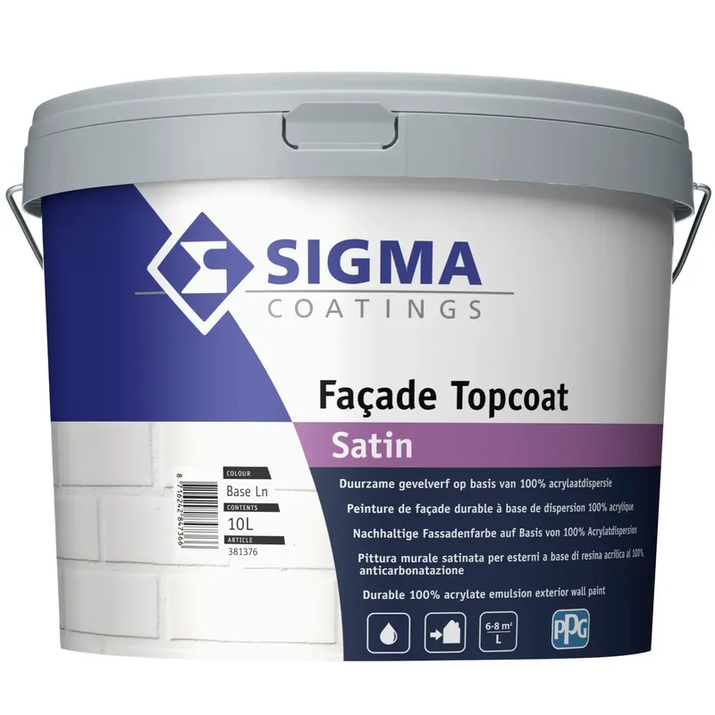 Weekendaanbieding Sigma Façade Topcoat Satin