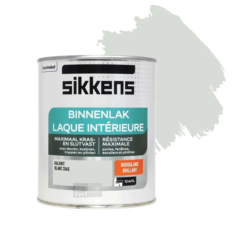 Sikkens Binnenlak Hoogglans - Kalkwit Gereduceerde Prijs