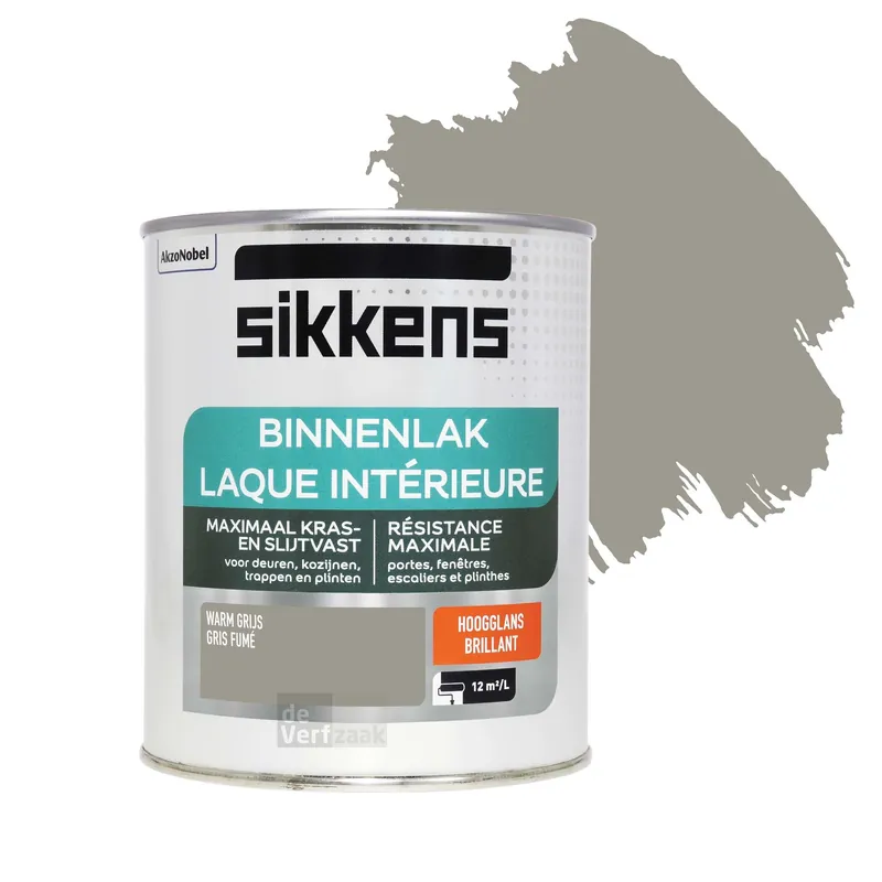 Speciale Aanbieding Sikkens Binnenlak Hoogglans - Warm grijs