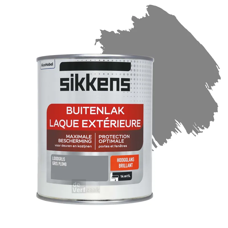 Koopje Sikkens Buitenlak Hoogglans - Loodgrijs