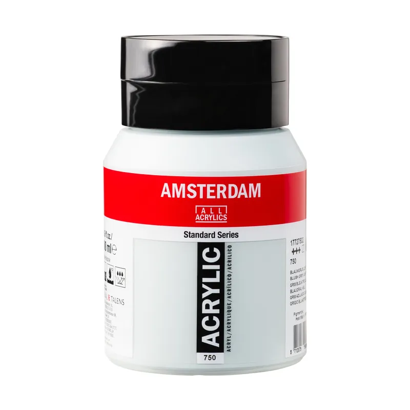 Gecertificeerd Amsterdam Standard Series Acrylverf Pot 500 ml Blauwgrijs Licht 750