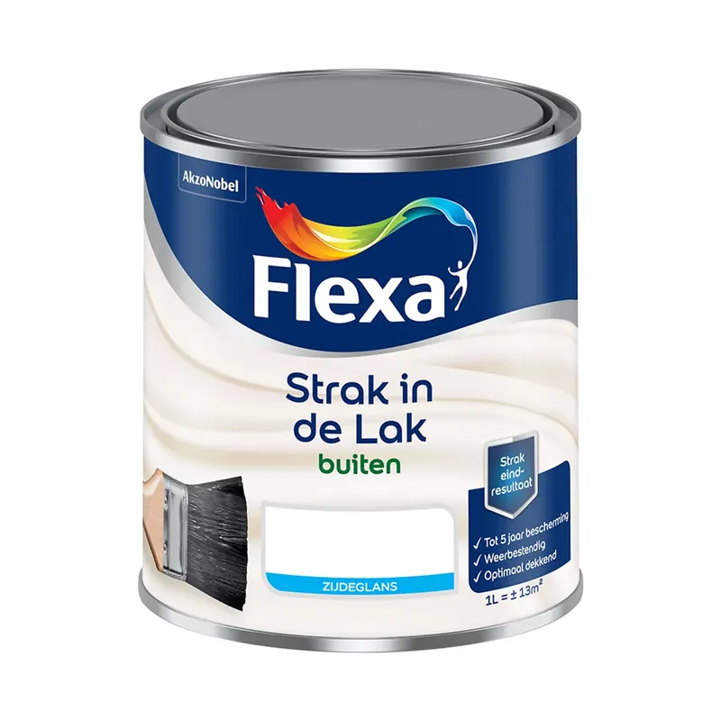 Voordeelprijs Flexa Strak in de Lak Buitenlak - Zijdeglans