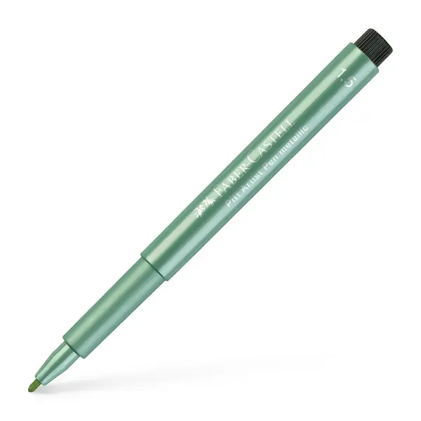 Beste Prijs Faber Castell Tekenstift Pitt Artist Pen - 294 groen metallic