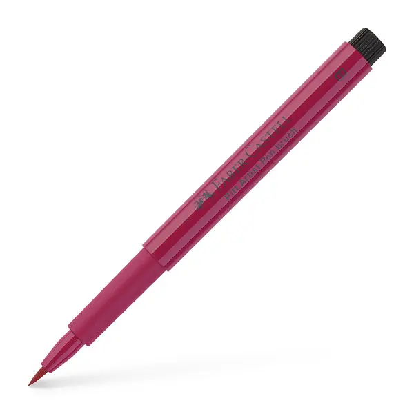 Faber Castell Tekenstift Pitt Artist Pen Brush - 127 karmijnroze Korting