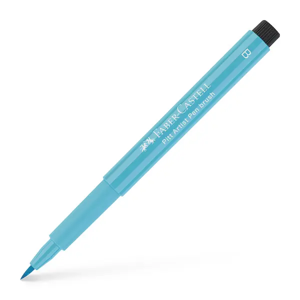 Superprijs Faber Castell Tekenstift Pitt Artist Pen Brush - 154 kobalt turquoise licht