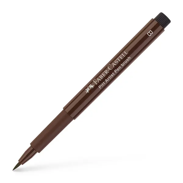 Finale Uitverkoop Faber Castell Tekenstift Pitt Artist Pen Brush - 175 donker sepia