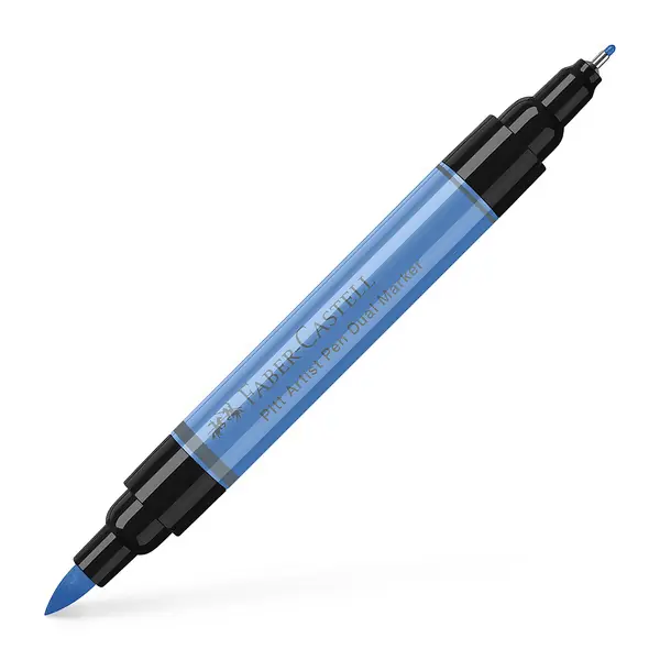 Lage Kosten Faber Castell Tekenstift Pitt Artist Pen duo marker - 120 ultramarijn