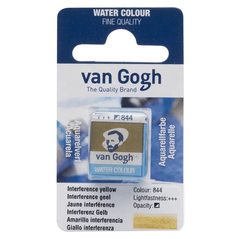 Van Gogh Aquarelverf Napje - Interference Geel #844 Rechtstreeks Van De Fabrikant
