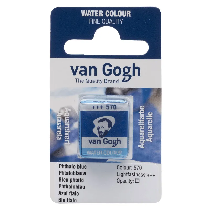 Van Gogh Aquarelverf Napje - Phtaloblauw (Primair) #570 Gereduceerde Prijs