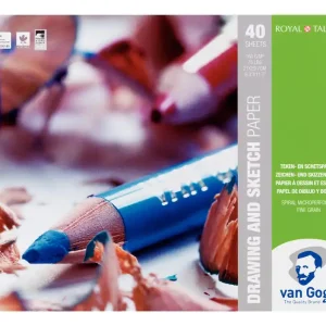 Van Gogh Spiraalgebonden Blok Teken en Schetspapier - 40 vellen - 160 gram - A4 Must-Have