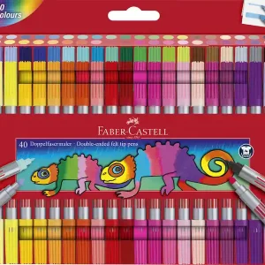 Shop Nu Faber Castell Viltstift Duo - 40 stuks