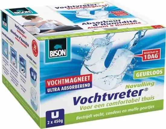 Meest Verkocht Bison Vochtvreter Magneet - 450 gram
