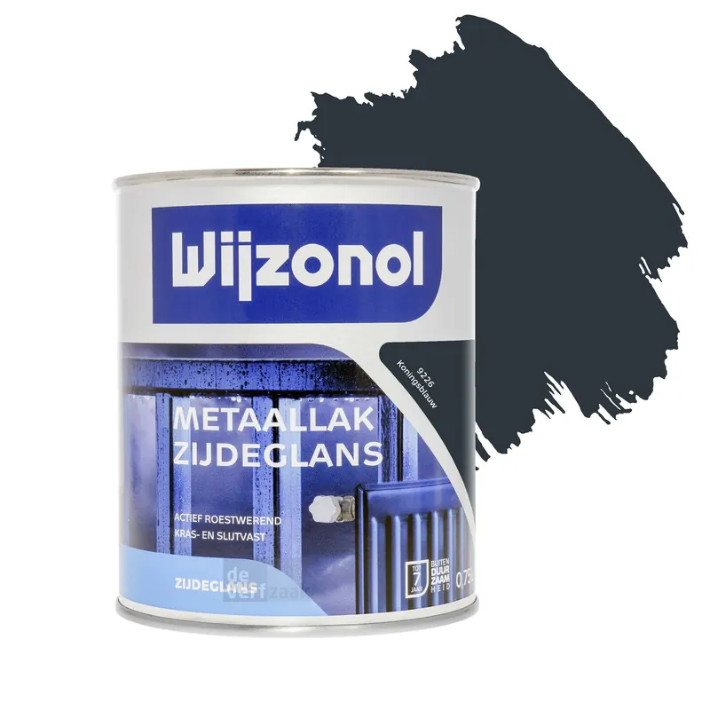 Wijzonol Metaallak Zijdeglans 9226 Koningsblauw Laatste Kans