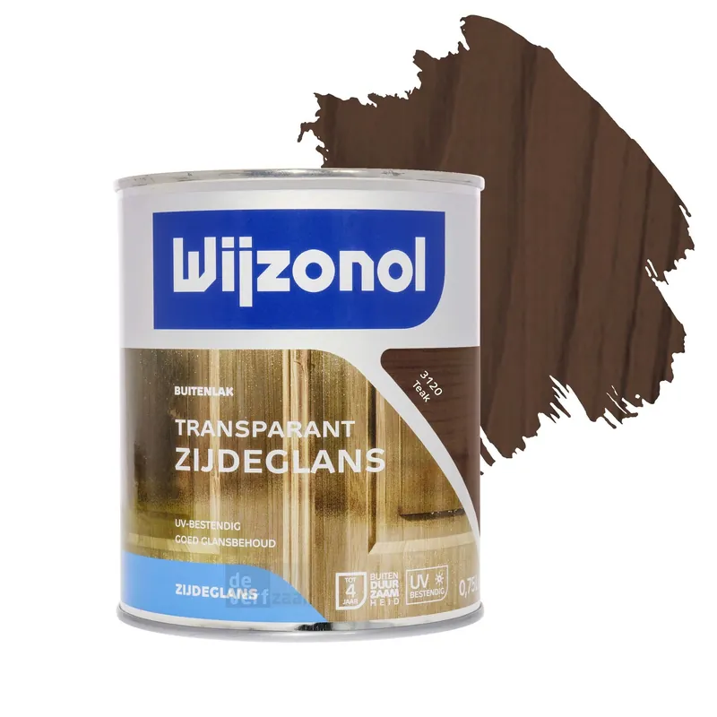 Nieuw Wijzonol Transparant Zijdeglanslak 750 ml 3120 Teak