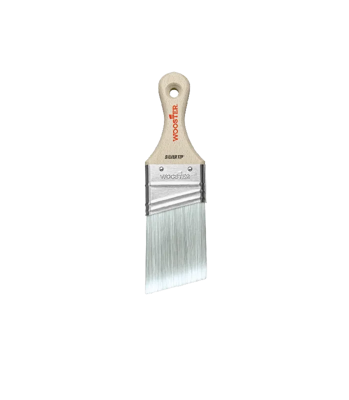 Snelle Levering Wooster Silver Tip Short Handle Angle