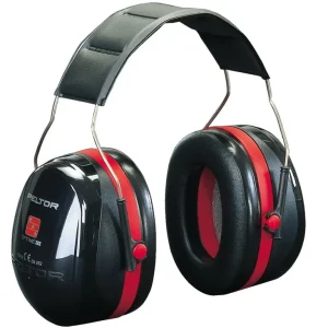 3M Peltor H540 Optime lll Gehoorkap met hoofdbeugel - Zwart/Rood Betrouwbaar