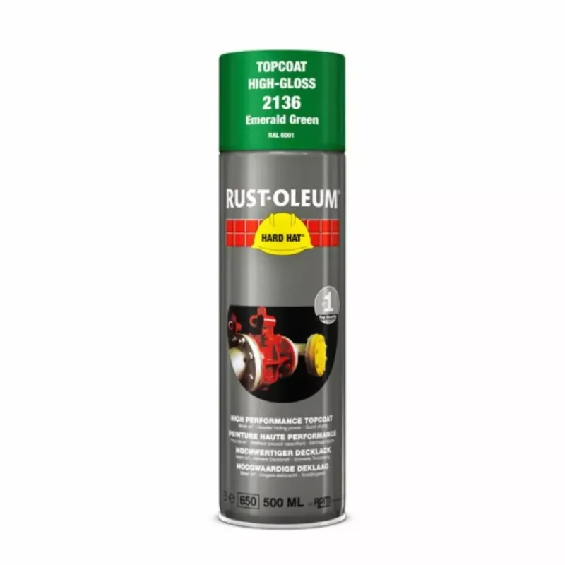 Fabrieksprijs Rust-Oleum Hard Hat 2136 - RAL 6001 smaragdgroen - 0,5L