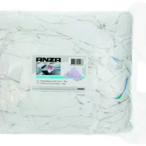 Anza PRO Poetslap witte tricot - 3kg Direct Beschikbaar