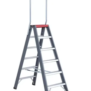 Nu Kopen Altrex Falco FDO 6 Dubbele trap - Aluminium met coating - 2 x 6 treden - max. werkhoogte 3,4m