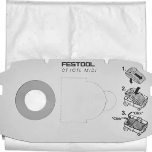 Fabrieksprijs Festool 498411 / SC FIS-CT MIDI/5 Selfclean filterzak voor CTL MIDI (5 stuks)