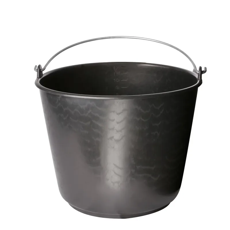 Kreuwel 4001 Bouwemmer - 12L - Zwart Hoge Kwaliteit