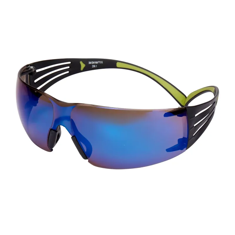 Veilige Betaling 3M SF408AS-EU Secure Fit 400 Veiligheidsbril - Polycarbonaat - Blauw - Weerspiegelend