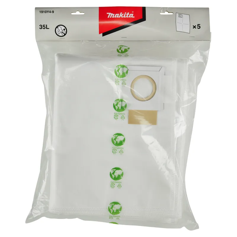 Makita 1910Y4-9 Fleece stofzak - 35L - stofzuiger Meest Verkocht
