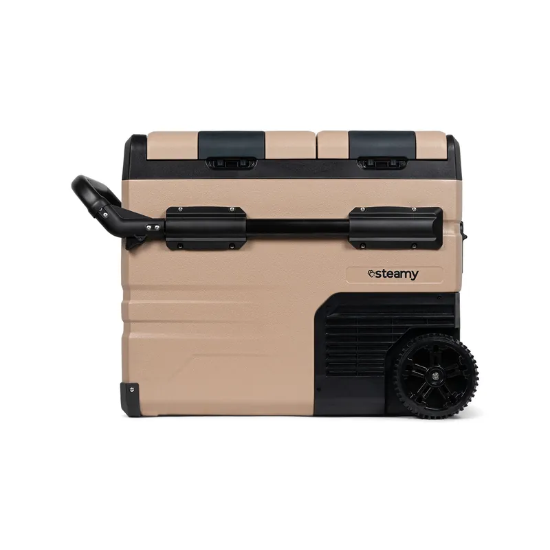 Steamy-E SECTAW45 Dual zone Elektrische Compressor Koelbox op wielen - 45L Finale Uitverkoop