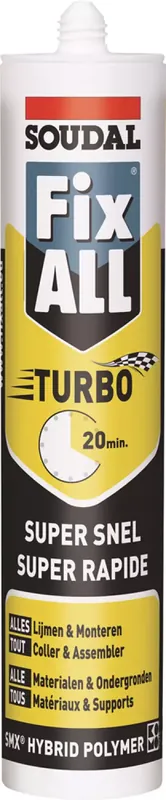 Exclusieve Aanbieding Soudal Fix All - Turbo Supersnelle lijmkit - wit - 290ml