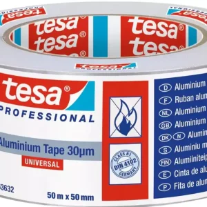 Veilige Betaling Tesa 63632 Aluminium tape - 50mm x 50m
