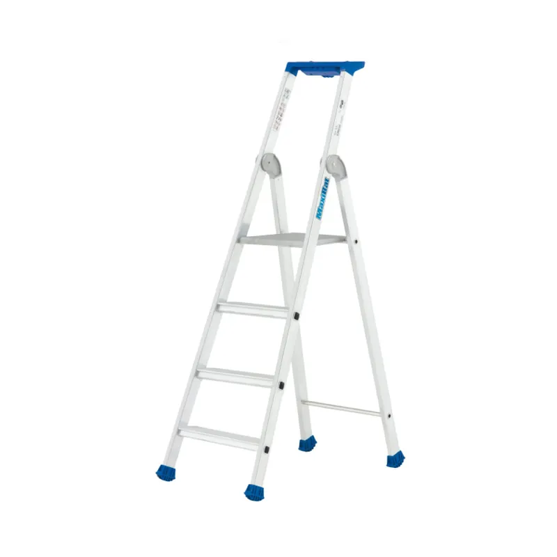 Little Jumbo 1223750104 Maxibat 2375 Trap - Enkel - Aluminium - 1 x 4 treden - max. werkhoogte 2,89m Flitsaanbieding
