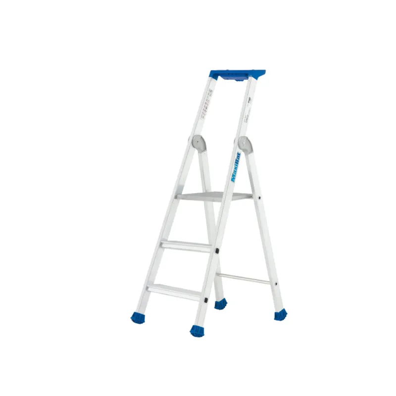 Betaalbaar Little Jumbo 1223750103 Maxibat 2375 Trap - Enkel - Aluminium - 1 x 3 treden - max. werkhoogte 2,66m