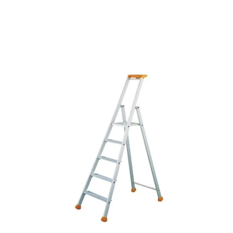 Gratis Retour Little Jumbo 1223700005 Industrietrap 2370 - Enkel - Aluminium - 1 x 5 treden - max. werkhoogte 3,10m