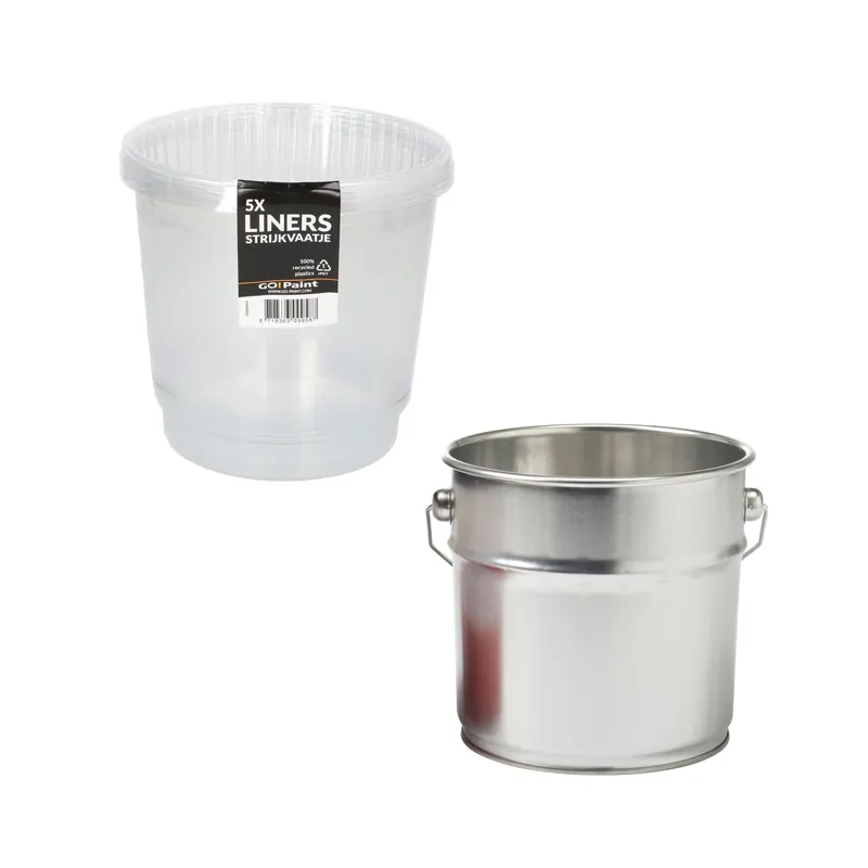 Laatste Versie Go!Paint Verzetblik 2,5L + 5 Inzetbakken