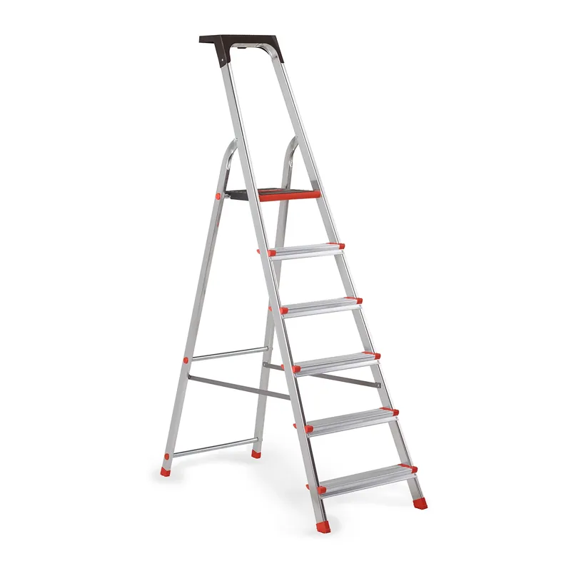 Altrex Lima Huishoudtrap - Aluminium - 6 treden - max. werkhoogte 3,25m Koop Online