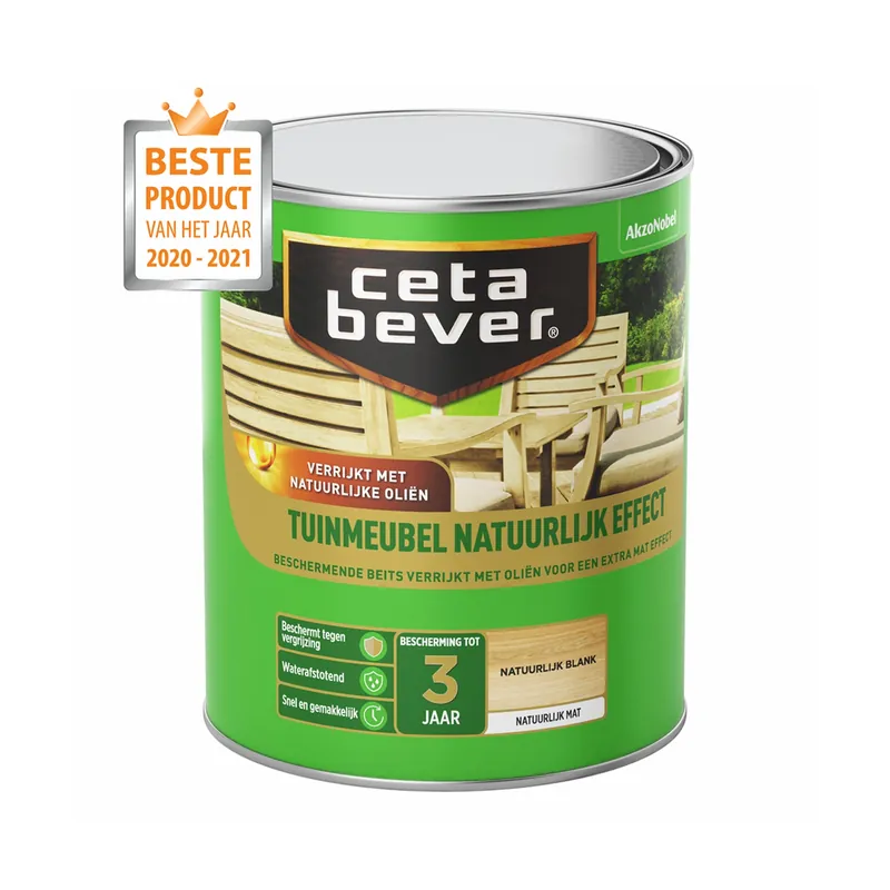 Beste Prijs Cetabever Tuinmeubelbeits Natuurlijk