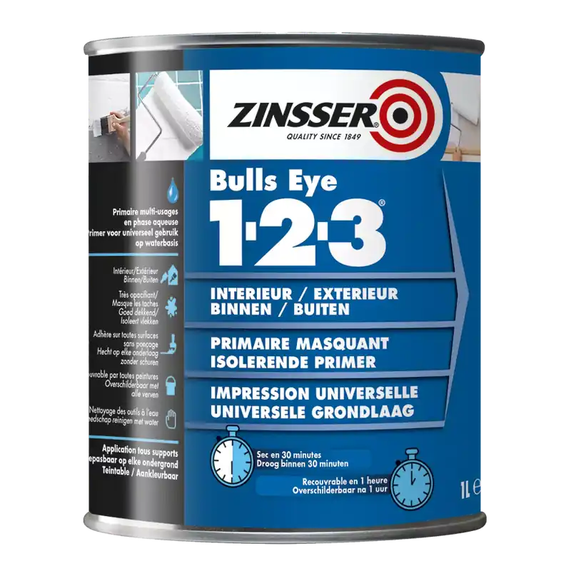 Hete Deal Zinsser Bulls Eye 1-2-3