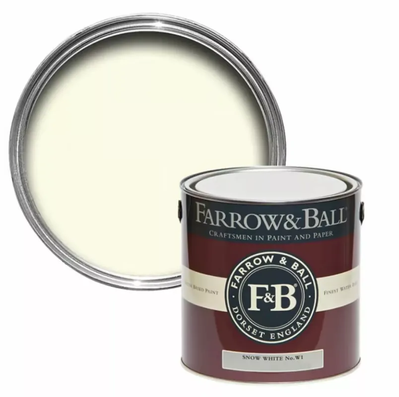 Farrow & Ball Snow White No. W1 Tijdelijk Beschikbaar