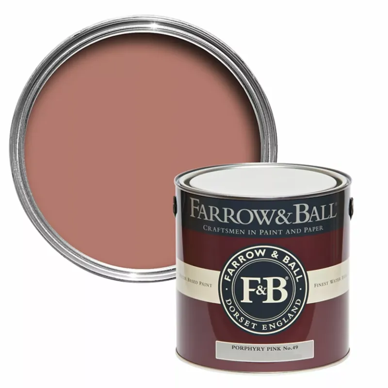 Aanbieding Farrow & Ball Porphyry Pink No. 49