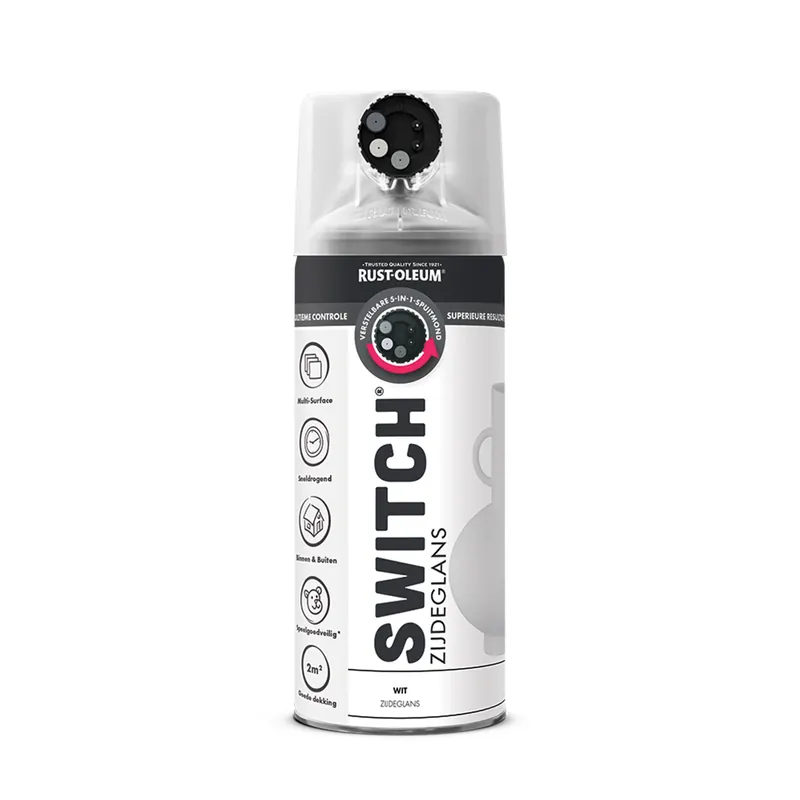 Rust-Oleum Switch Spuitlak - Zijdeglans Favoriet