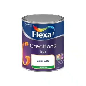 Weekendaanbieding Flexa Creations Lak Extra Mat 0.75 Liter