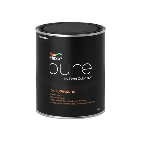 Flitsaanbieding Flexa Pure Lak Zijdeglans 0.5 Liter