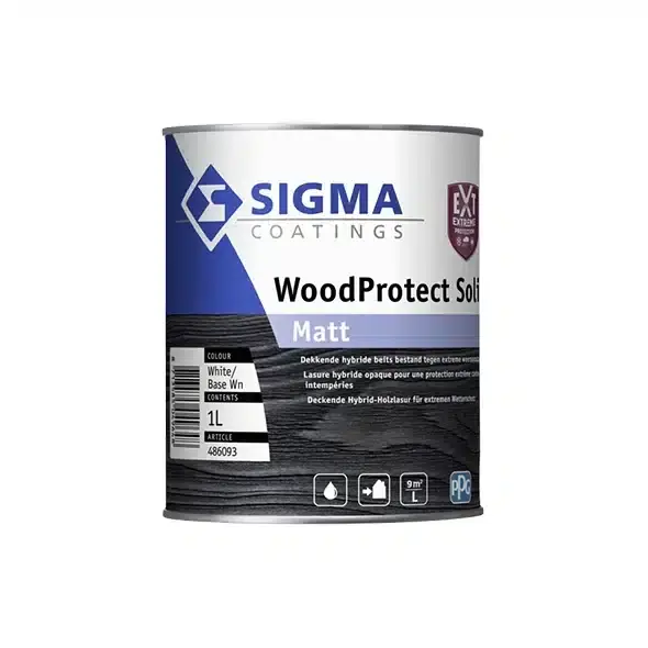 Actieprijs Sigma Woodprotect Solid Matt 1 Liter