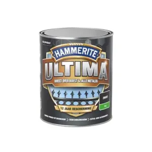 Beperkte Voorraad Hammerite Metaallak Ultima Mat 0.25 Liter