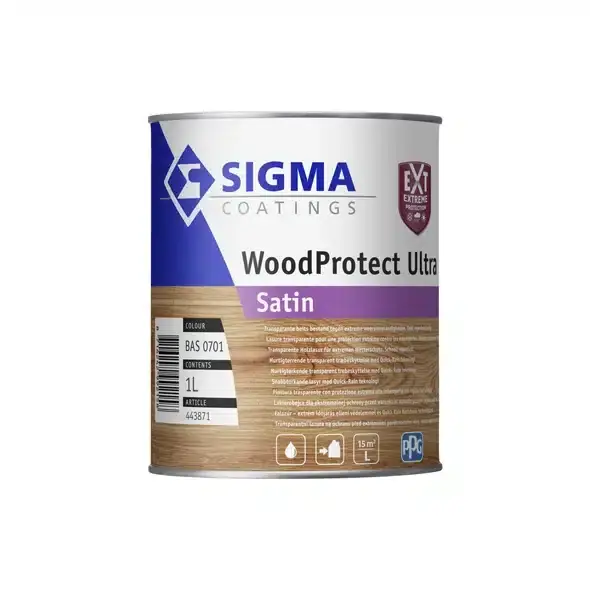 Sigma WoodProtect Ultra Satin 1 Liter Superprijs