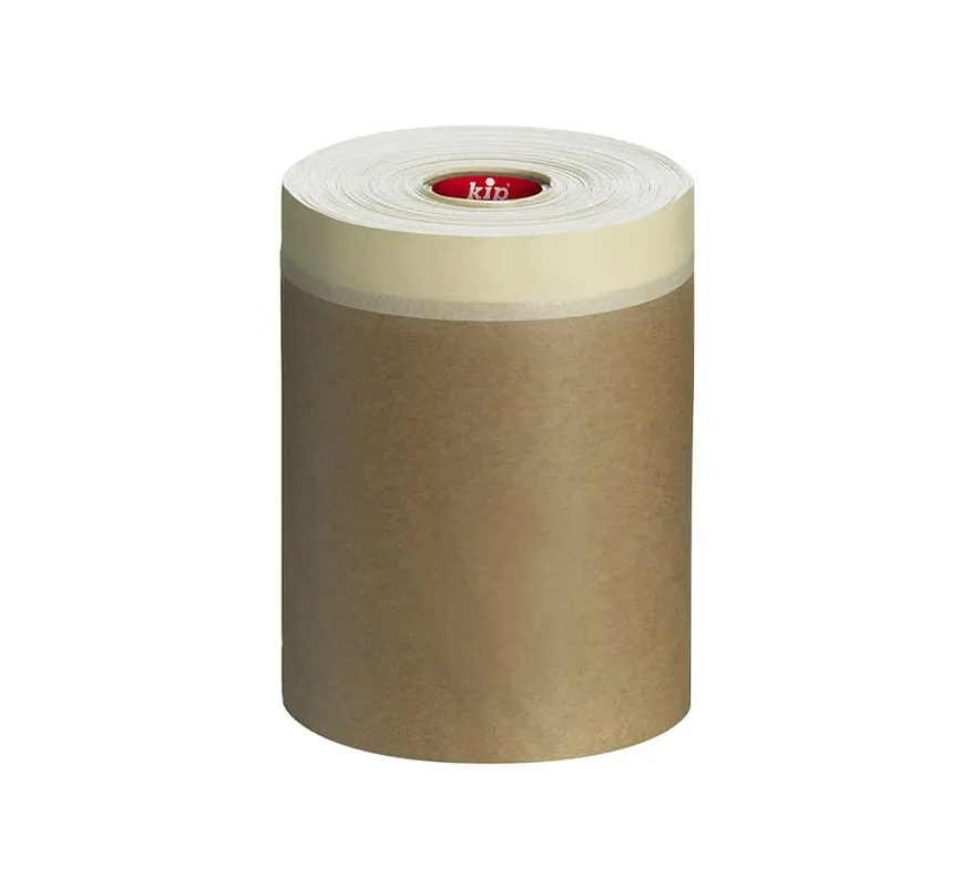 Kip 334 Maskeerpapier Met Masking Tape 100 mm x 25 m Premium