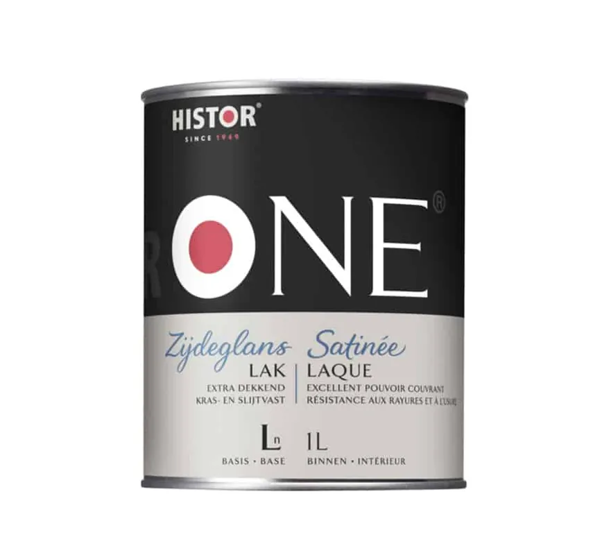 Histor One Lak Zijdeglans Acryl 0.5 Liter Favoriet