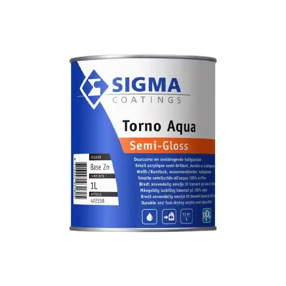Sigma Torno Aqua Semi-Gloss 1 Liter Koopje